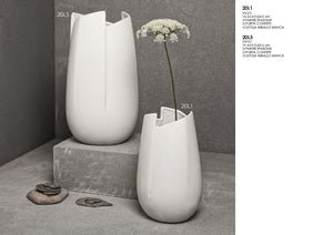 Vaso in Porcellana Bianca  20L1