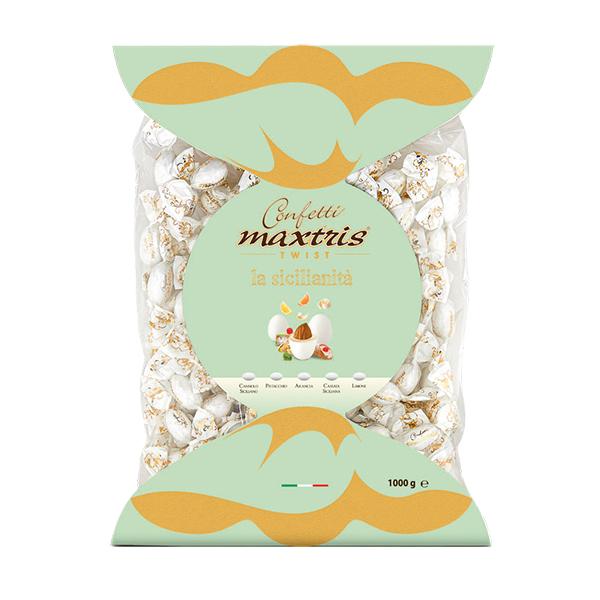 Confetti Twist Bag Cioccomandorla incartati singolarmente 1kg